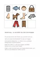 Vorschau - Arbeitsblätter - Anfangsunterricht Deutsch Lernmappe Reimwörter - Seite 1