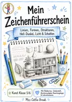 Vorschau - Stundenentwürfe - ZEICHNEN MIT LINIE UND SCHRAFFUR (XL Materialpaket Kunst 5. - 10. Klasse) - Seite 1