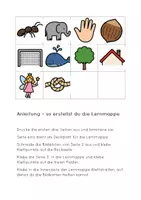 Vorschau - Arbeitsblätter - Anfangsunterricht Deutsch Lernmappe gleicher Anlaut - Seite 1