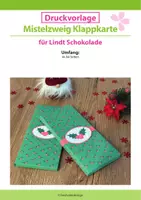 Vorschau - Mal- und Bastelvorlagen - Winter Bastelvorlage: Klappkarte - Frohe Feiertage für liebe Kollegen - Deckblatt