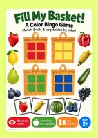 Προεπισκόπηση - Παιχνίδια - Fill My Basket! Color Bingo | Fruits & Vegetables Matching Game for Preschool - Εξώφυλλο