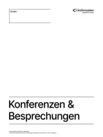 Vorschau - Lehrpläne/Lehrermaterial - Konferenzen & Besprechungen | Digitaler Planer - Seite 1