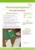 Vorschau - Mal- und Bastelvorlagen - Winter Bastelvorlage: Klappkarte - Frohe Feiertage für liebe Kollegen - Seite 1