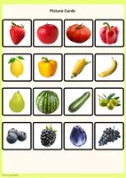 Προεπισκόπηση - Παιχνίδια - Fill My Basket! Color Bingo | Fruits & Vegetables Matching Game for Preschool - Σελίδα 3