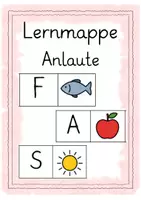 Vorschau - Fördermaterial/Inklusion - Anfangsunterricht Deutsch Lernmappe Anlaute - Deckblatt