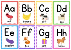 Προεπισκόπηση - Flashcards - Alphabet Flashcards - Εξώφυλλο