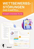 Vorschau - Stundenentwürfe - Kartelle - Komplett vorbereitete Stunde - Wirtschaft - Deckblatt