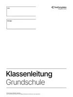 Vorschau - Lehrpläne/Lehrermaterial - Klassenleitung Grundschule | Digitaler Planer - Seite 1