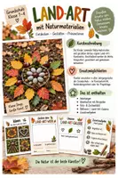 Vorschau - Bildkarten - Land Art im Herbst, Kunst mit Naturmaterialien - Deckblatt