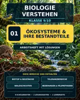 Vorschau - Unterrichtsreihen - Ökosysteme und ihre Bestandteile Biologie Klasse 9/10 Arbeitsheft mit Lösungen und visueller Gruppenarbeit - Deckblatt