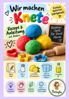 Vorschau - Arbeitsblätter - Rezept Knete herstellen - Deckblatt