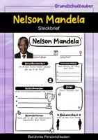 Vorschau - Arbeitsblätter - Nelson Mandela Steckbrief - Berühmte Persönlichkeiten - Seite 3