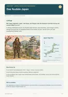 Vorschau - Arbeitsblätter - Das feudale Japan – Samurai & Shogun Arbeitsheft mit Lesetexten und Lösungen - Seite 1