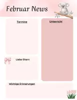 Vorschau - Text - Monatliche Elterninfo: editierbare Vorlage - Seite 2