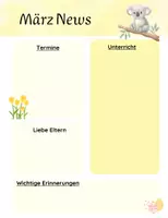 Vorschau - Text - Monatliche Elterninfo: editierbare Vorlage - Seite 3