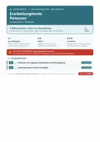 Vorschau - Arbeitsblätter - Potenzen Sachtexte Mathematik 7 Realschule - Seite 1