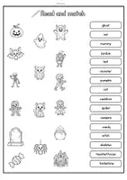 Vorschau - Stationenlernen - Halloween Englisch Grundschule: Worksheets / Arbeitsblätter (Wortschatz & Übungen) - Seite 3