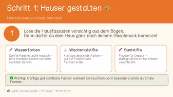 Vorschau - Stundenentwürfe - Bastelanleitung für die St. Martinslaterne - leuchtende Stadt Freebie - Seite 3