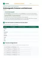 Vorschau - Arbeitsblätter - Ordnungszahl, Protonen & Elektronen | Atombau | Chemie - Seite 2