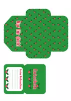 Vorschau - Mal- und Bastelvorlagen - Winter Bastelvorlage: Gutschein- & Geldverpackung - Nur für dich! - Seite 2