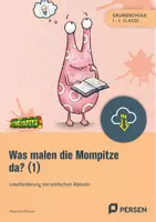 Vorschau - Arbeitsblätter - Leseförderung mit leichten Rätseln: Lesen und anmalen - Deckblatt