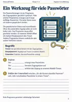 Vorschau - Arbeitsblätter - Passwortmanager Arbeitsheft Klasse 5–6 - Seite 1