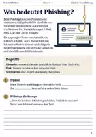 Vorschau - Arbeitsblätter - Phishing erkennen Arbeitsheft Klasse 5–6 - Seite 1