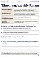 Vorschau - Arbeitsblätter - Betrug im Netz Arbeitsheft Klasse 5–6 - Seite 1
