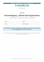 Vorschau - Arbeitsblätter - Lagerklar Lernfeld 1 – Güter annehmen und kontrollieren | Komplettpaket - Seite 1