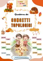 anteprima - Esercizi - Quaderno autunnale dei CONCETTI TOPOLOGICI - Attacca e stacca - Pagina 1