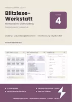 Vorschau - Arbeitsblätter - Blitzlesen Sparpaket Klasse 1–4 – Blitzlese-Werkstatt | 48 Arbeitsblätter zur Leseflüssigkeit | Grundschule und Förderschule - Seite 1