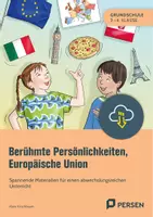 Vorschau - Arbeitsblätter - Berühmte Persoenlichkeiten in der EUropäischen Union - Deckblatt