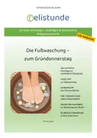 Vorschau - Stundenentwürfe - Gründonnerstag / Ostern: Die Fußwaschung - katholische Religion (5./6. Schulstufe) - Deckblatt