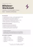 Vorschau - Arbeitsblätter - Blitzlesen Sparpaket Klasse 1–4 – Blitzlese-Werkstatt | 48 Arbeitsblätter zur Leseflüssigkeit | Grundschule und Förderschule - Seite 2