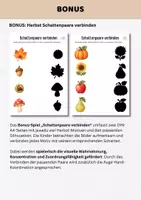 Vorschau - Mal- und Bastelvorlagen - Herbst Kunst XXL-Paket | Ausmalbilder | Prickelbilder | Fensterbilder | Herbstkranz | Herbstgirlande | Herbstmandalas | Herbstbasteln & Herbstdeko für Kita, Vorschule & Klasse 1–2 - Seite 3