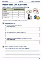Vorschau - Arbeitsblätter - Tabellen verstehen Arbeitsheft Klasse 5–6 - Seite 3