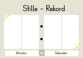 Vorschau - Arbeitsblätter - Stille Rekord mit Belohnungssystem - Seite 1