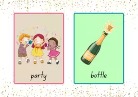 Vorschau - Spiele - New Year Words: 8 Bildkarten Englisch - Seite 2