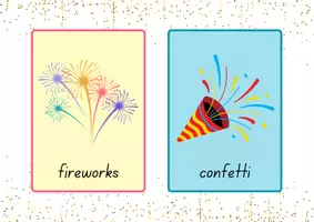 Vorschau - Spiele - New Year Words: 8 Bildkarten Englisch - Seite 3