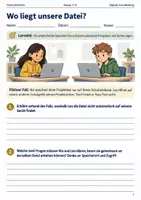 Vorschau - Arbeitsblätter - Cloudspeicher verstehen Arbeitsheft Klasse 5–6 - Deckblatt