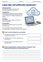 Vorschau - Arbeitsblätter - Cloudspeicher verstehen Arbeitsheft Klasse 5–6 - Seite 1