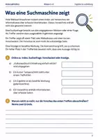 Vorschau - Arbeitsblätter - Suchmaschinen nutzen Arbeitsheft Klasse 5–6 - Seite 1