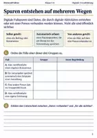 Vorschau - Arbeitsblätter - Digitale Fußspuren Arbeitsheft Klasse 5–6 - Seite 1