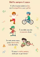 anteprima - Materiale di supporto/inclusione - Storie Sociali - Sicurezza Personale III. 5 storie su casco, acqua, medicine, prese elettriche ed emergenze, per BES, DSA e autismo - Pagina 2