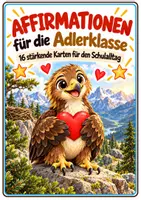 Vorschau - Poster - Affirmationen - Adlerklasse - Klassentier Adler - Deckblatt