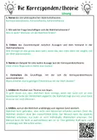 Vorschau - Arbeitsblätter - Korrespondenztheorie / Wahrheitstheorien / Video / Oberstufe - Seite 2