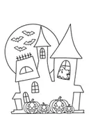 Vorschau - Arbeitsblätter - Halloween Stadt Fensterbilder - Seite 2