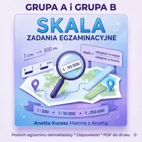 zapowiedź - Zadania Egzaminacyjne - Skala - wersja A i B - obwoluta