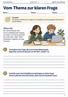 Vorschau - Arbeitsblätter - Online-Recherche Arbeitsheft Klasse 5–6 - Deckblatt