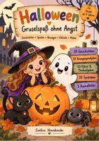 Vorschau - Spiele - Halloween in der Kita – Geschichten, Spiele, Bewegung, Rätsel & Ausmalbilder | ab 4 Jahren - Deckblatt